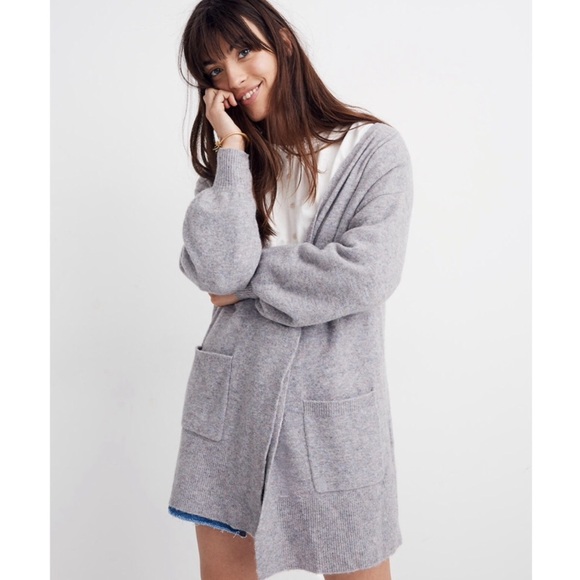 Madewell Sweaters - Madewell | bubble sleeve cardigan